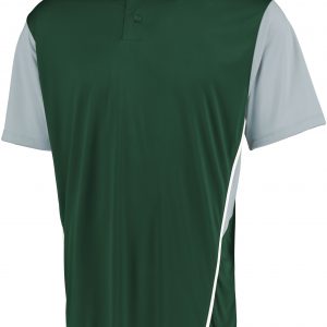 Performance Two-Button Color Block Jersey