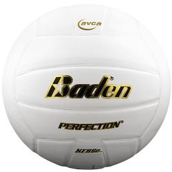 Baden Perfection Leather Volleyball (White)