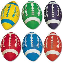 Multicolor Footballs Junior Size
