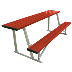 7.5' Scorer's Table With Bench (colored)