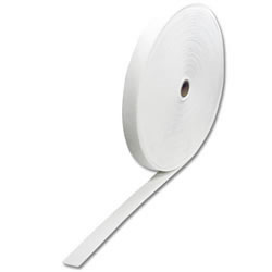 Shoulder Pad Elastic 1" White