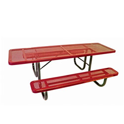 8' One Sided  H-D ADA Table Perforated