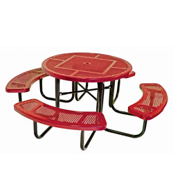 46" Round Table Perforated Pattern