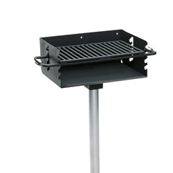 Rotate Flipbk Grill W/ 3 1/2" Post