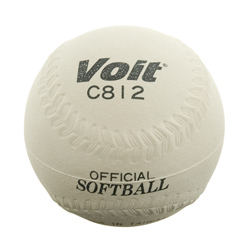 Voit® 12'' Sponge Center Softball - White