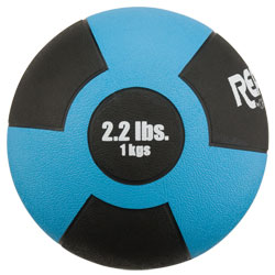 Reactor Rubber Medicine Ball (2.2 lb - Light Blue)