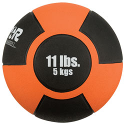 Reactor Rubber Medicine Ball (11 lb - Orange)