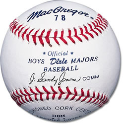 MacGregor® #78 Official Dixie Boys & Majors Baseballs