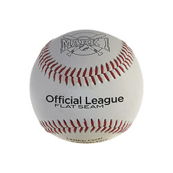 Mark 1&trade; Official League Flat-Seam Baseballs (12-Pack)