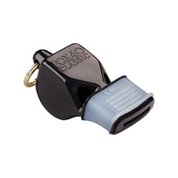 Fox 40 Whistle Classic Black  with Mouth Grip