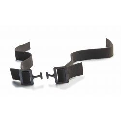 T-Hook w/Black Elastic Strap - 1"