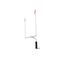 H.S. Football Goalposts with 30' Upright - White