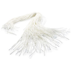 40" Shoulder Pad Laces - White