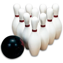 Rubber Bowling Ball - 2 1/2 lbs.