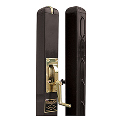 Edwards Wimbledon Square Posts-3" Black