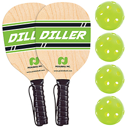 Diller 2 Player Paddle & Ball Pack