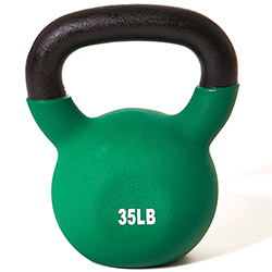 Champion Barbell® Vinyl Coated Kettlebell (35lb)