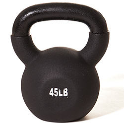 Champion Barbell® Vinyl Coated Kettlebell (45lb)