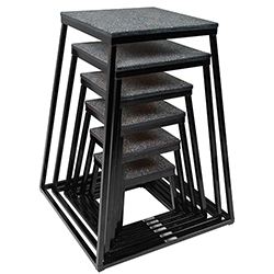 Power-Plyo Box Advanced Set (1 - 12, 18, 24, 30, 36, 42 in.)